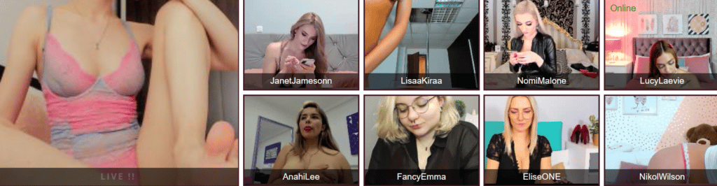 Spicy cam Public show